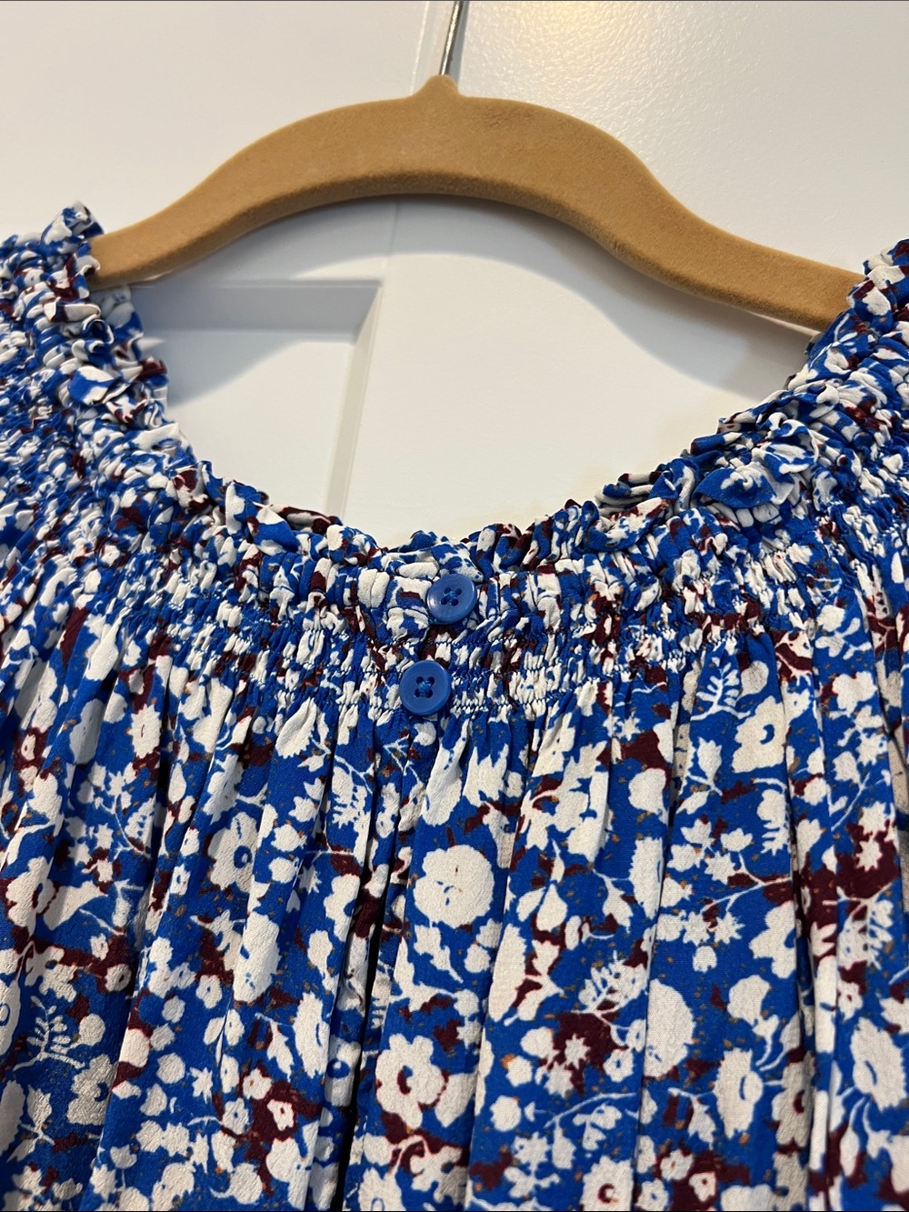 Apiece Apart Esparta Floral Short Sleeve Top - Picture 6 of 9